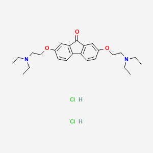 Chemical structure of Tilorone Hydrochloride