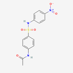 Chemical structure of Sulfanitran