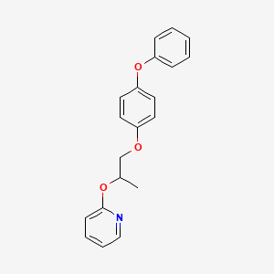 Chemical structure of Pyriproxyfen
