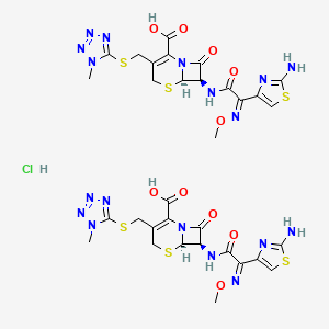 Chemical structure of Cefmenoxime hydrochloride (Cefmenoxime hemihydrochloride)