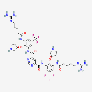 Chemical structure of Brilacidin