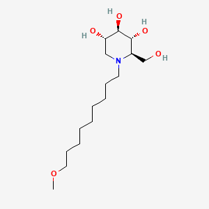 Chemical structure of SP187 (MON-DNJ)