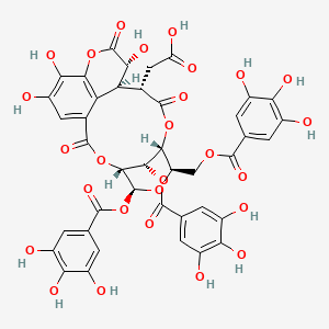 Chemical structure of Chebulinic acid