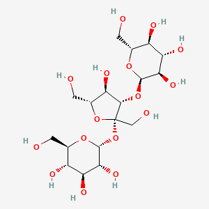 Chemical structure of (+)-Melezitose