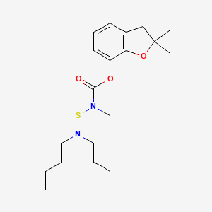 Chemical structure of Carbosulfan