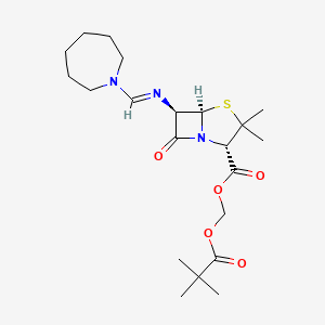 Chemical structure of Pivmecillinam