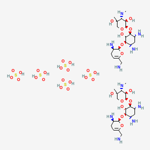 Chemical structure of Sisomicin sulfate