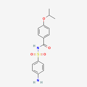 Chemical structure of Sulfaproxyline