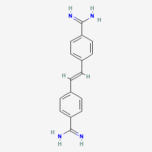 Chemical structure of Stilbamidine (Ba 2652)