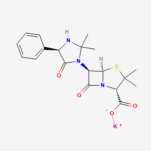 Chemical structure of Hetacillin Potassium