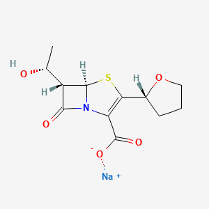 Chemical structure of Faropenem sodium