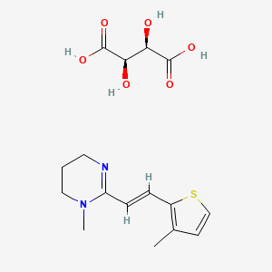 Chemical structure of Morantel tartrate