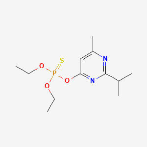 Chemical structure of Diazinon