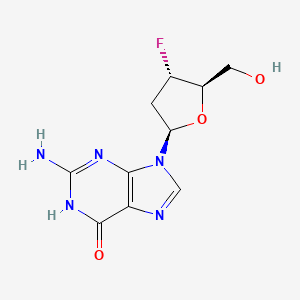 Chemical structure of Lagociclovir (MIV-210)
