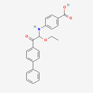 Chemical structure of Xenalamine (Xenazoic acid)