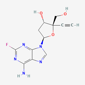 Chemical structure of Islatravir (MK-8591)