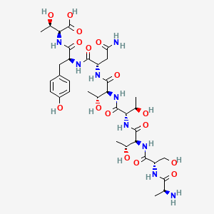 Chemical structure of Peptide T