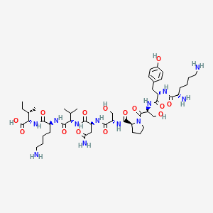Chemical structure of HEX3