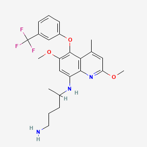 Chemical structure of Tafenoquine