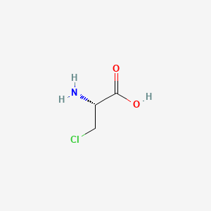 Chemical structure of 3-chloro-L-alanine