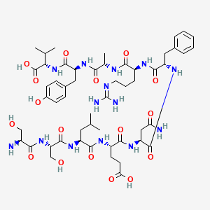 Chemical structure of PA (224-233), Influenza