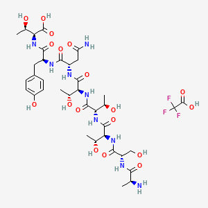 Chemical structure of Peptide T TFA