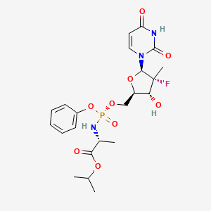 Chemical structure of Sofosbuvir impurity A