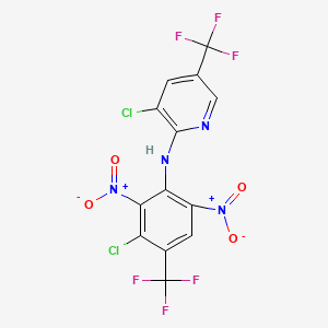Chemical structure of Fluazinam