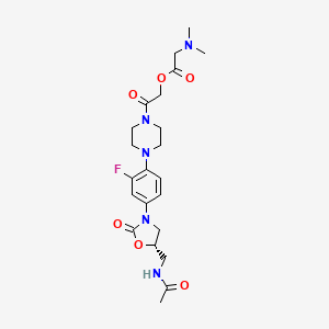Chemical structure of Antibacterial compound 2