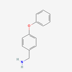 Chemical structure of 4-Phenoxybenzylamine