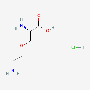 Chemical structure of L-4-Oxalysine hydrochloride