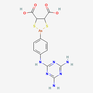 Chemical structure of Melarsonyl