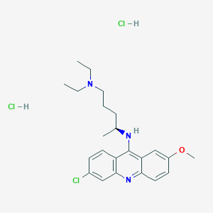 Chemical structure of d-Atabrine dihydrochloride