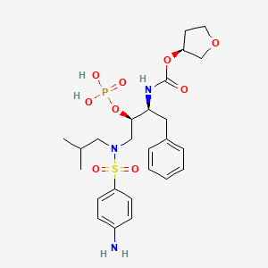 Chemical structure of Fosamprenavir