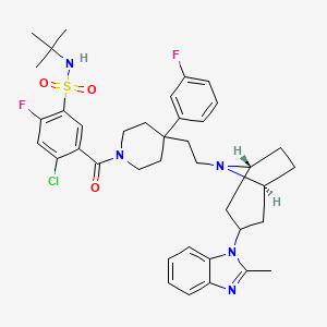 Chemical structure of CCR5 antagonist 1