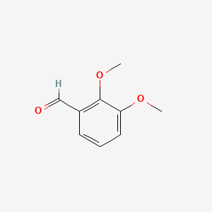 Chemical structure of 2,3-Dimethoxybenzaldehyde