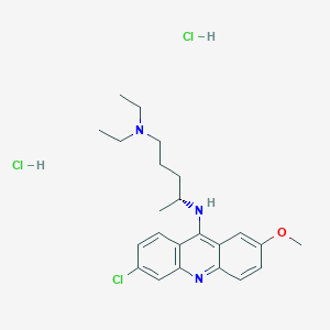 Chemical structure of l-Atabrine dihydrochloride