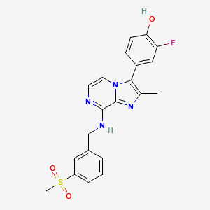 Chemical structure of BF738735