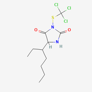 Chemical structure of Chlordantoin