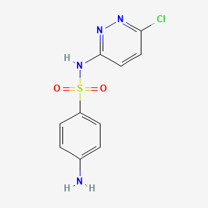 Chemical structure of Sulfachlorpyridazine