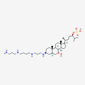Chemical structure of Trodusquemine
