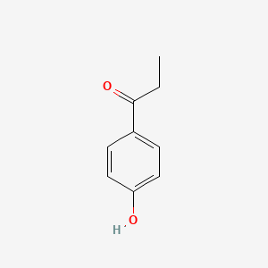Chemical structure of 4'-Hydroxypropiophenone