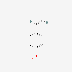 Chemical structure of Anethole