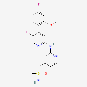 Chemical structure of (-)-BAY-1251152