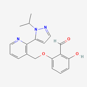 Chemical structure of Voxelotor