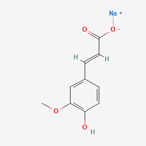Chemical structure of Sodium Ferulate