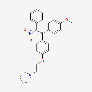 Chemical structure of Nitromifene