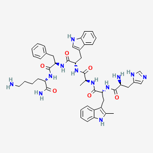 Chemical structure of Examorelin
