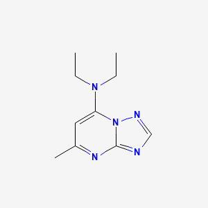 Chemical structure of Trapidil