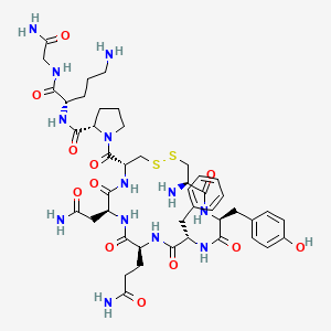 Chemical structure of Ornipressin